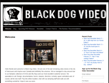 Tablet Screenshot of blackdogvideo.bc.ca